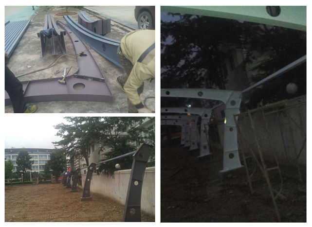 新豐氣象局膜結(jié)構(gòu)停車棚鋼構(gòu)施工圖