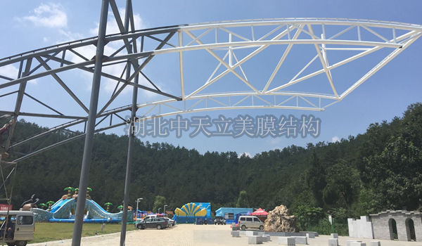 大門門頭現(xiàn)場施工圖