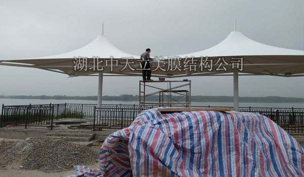葛店游艇碼頭景觀膜結(jié)構(gòu)成品照