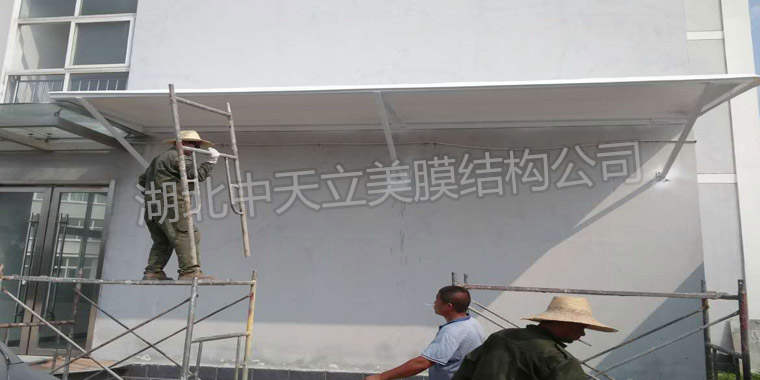 膜結(jié)構(gòu)自行車棚施工圖