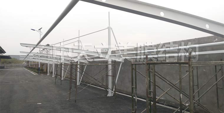 中天立美膜結(jié)構(gòu)自行車棚