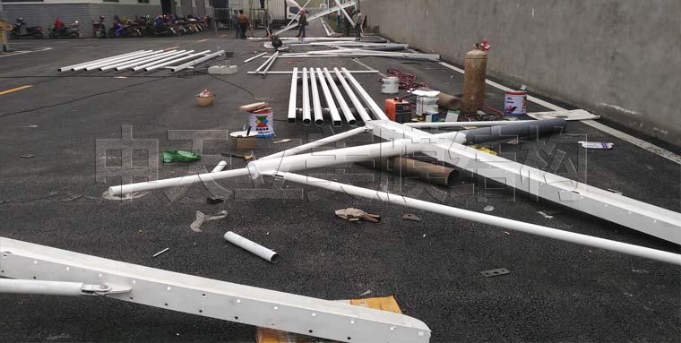 中天立美膜結(jié)構(gòu)自行車棚