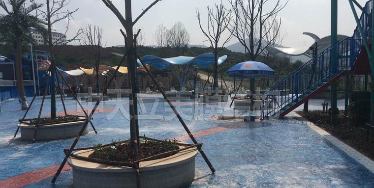 中天立美景觀膜結(jié)構(gòu)完工照片