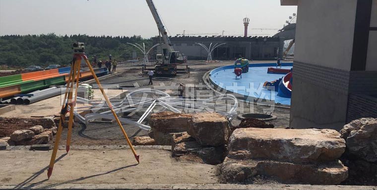 中天立美景觀膜結(jié)構(gòu)施工照片