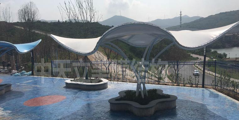 中天立美景觀膜結(jié)構(gòu)施工照片完工照片