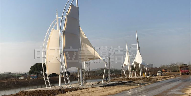 中天立美-張拉膜成品照