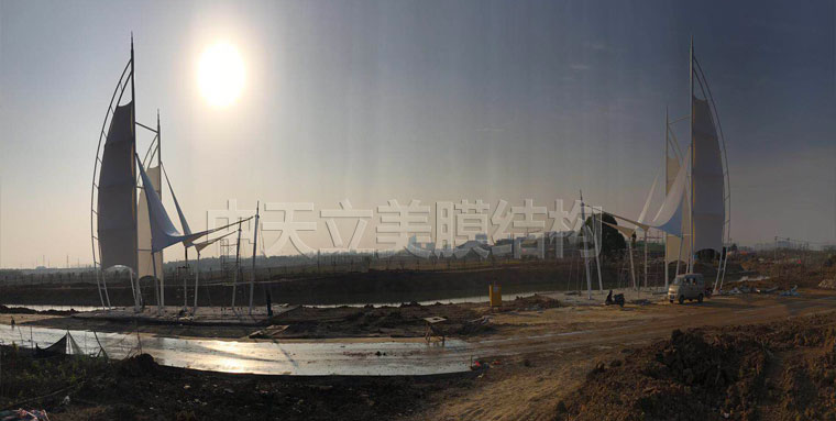 中天立美-張拉膜成品照