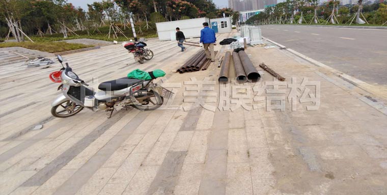 中天立美 -鋼結(jié)構(gòu)進(jìn)場