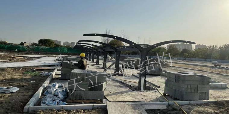 膜結(jié)構(gòu)自行車棚